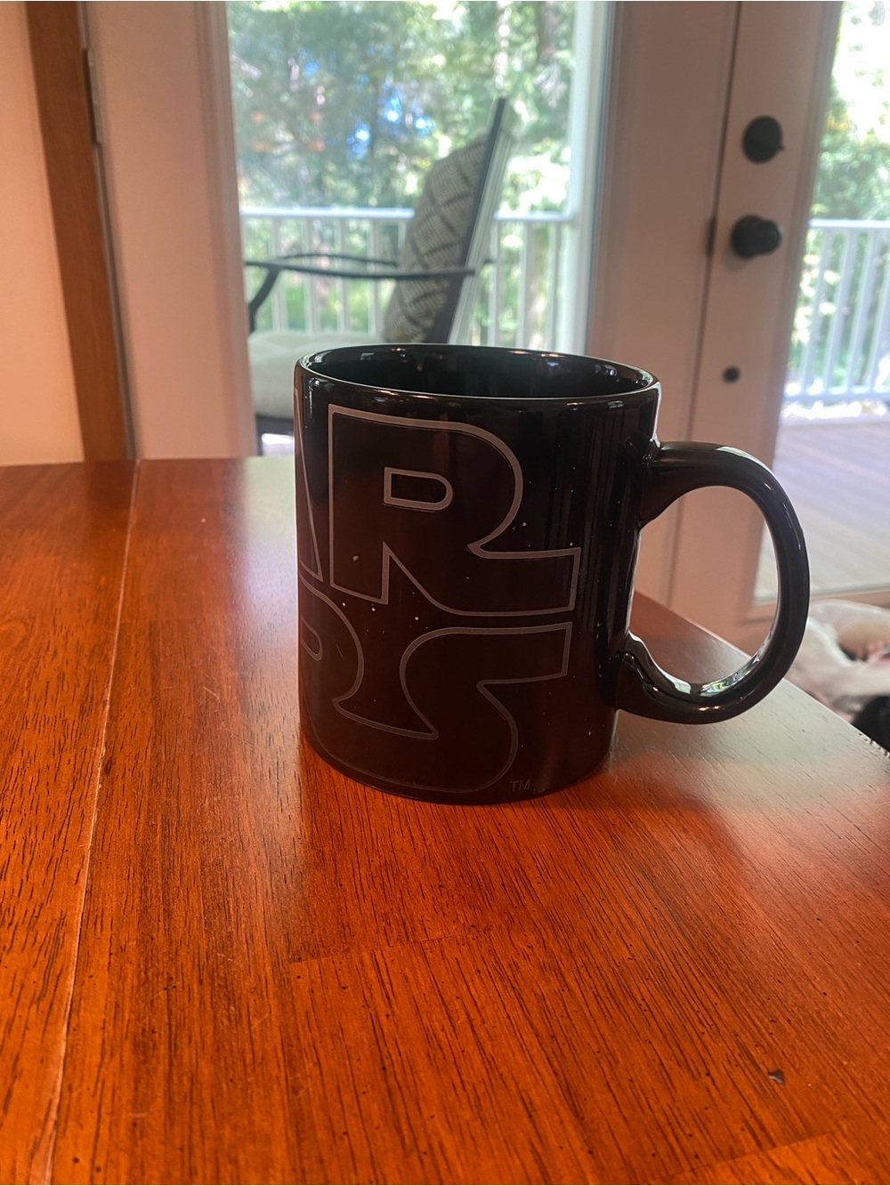 Black Ceramic Star Wars Logo Coffee Mug